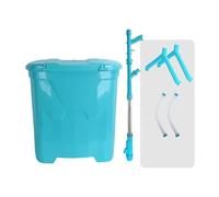 TAIZhiChen Épandeur de Granulés à Porter sur Le Dos, Outil D'engrais pour, épandeur D'engrais avec Seau à Dos pour Pelouse et Jardin, Style D