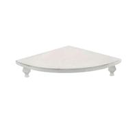 TAIZhiChen Étagère D'angle En Bois, Organiseur, Présentoir, Support, Plateau Décoratif, Maison à Ossature pour Salle de Bain, Porte-parfums, Porte-savon, Por, Blanc