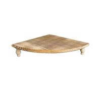 TAIZhiChen Étagère D'angle En Bois, Organiseur, Présentoir, Support, Plateau Décoratif, Maison à Ossature pour Salle de Bain, Porte-parfums, Porte-savon, Por, Caramel