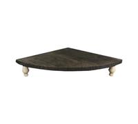 TAIZhiChen Étagère D'angle En Bois, Organiseur, Présentoir, Support, Plateau Décoratif, Maison à Ossature pour Salle de Bain, Porte-parfums, Porte-savon, Por, Brun foncé