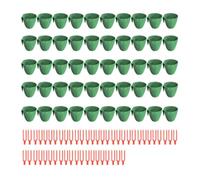 TAIZhiChen Gobelets Propagation pour fraisiers, Plateaux semis, Plateaux Culture Polyvalents pour Herbe blé, Serre d'intérieur, L