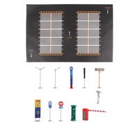 TAIZhiChen Grand Tapis de Parking 1:64, Parking Souterrain, Garage de Voiture Moulé sous Pression, Décoration de Table, Modèle de Voiture Miniature, Présentoir, A