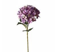 TAIZhiChen Hydrangea Artificiel Réaliste Bouquet D'hydrangeas Artificiels sans Entretien Fleur Printanière pour Mariage , Violet D Automne