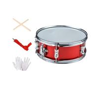 TAIZhiChen Instrument de percussion de caisse claire de 14 pouces, instruments de musique, batterie de musique pour garçons et adolescents, Red 14 Po