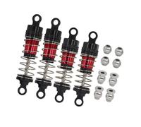 TAIZhiChen Kit d'amortisseurs à huile de remplacement 66 mm et 72 mm pour voiture RC 14210 14209 1/14, installation facile, pièces de réparation robustes, Noir