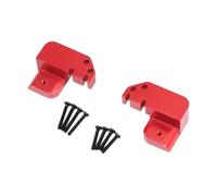 TAIZhiChen Kit de fixation de biellette de direction en alliage d'aluminium pour voiture RC 1/12 (MN82Pro, MN82, MN82S), Rouge