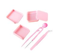 TAIZhiChen Kit de perles à repasser pour la création de bijoux : plateau, outils, plaques à picots haute performance, outils de tri pour tous vos projets