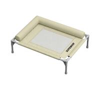 TAIZhiChen Lit surélevé pour Chien, lit pour Chien surélevé Respirant et Facile à Nettoyer, Accessoire Pratique d'extérieur avec Oreiller, pour Chaton ou, S