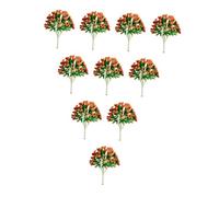 TAIZhiChen Lot de 10 arbres miniatures pour création de scènes, accessoires de, fausses plantes, artisanat, construction de chemins de fer, arbres, 11cmx8cm