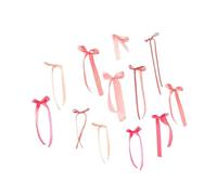 TAIZhiChen Lot de 12 nœuds décoratifs muraux en Ruban, résistants et faciles à Monter soi-même, pour décorer Une Chambre, Une fête, Un Enterrement de Vie de, Rose