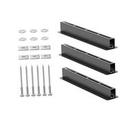TAIZhiChen Lot de 3 Supports de Rangement pour Bacs de Plafond, Rails de Plafond pour Garage