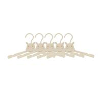 TAIZhiChen Lot de 5 cintres pour vêtements de bébé, jolis organisateurs, cadeaux, à peindre, compacts, peu encombrants, pour pantalons de bébé, Hippopotame
