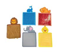 TAIZhiChen Lot de 5 Tapis Sensoriels pour Jouets de, Panneau Mural Sensoriel pour La Motricité Fine, Les Garderies, La Maison