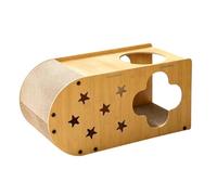 TAIZhiChen Maison à Griffer Ne Perd Pas Miettes Niche à Gratter Multifonction Mobilier Animal pour Chats, Intérieur, Salon