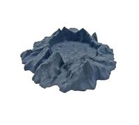 TAIZhiChen Maquette de Mini-cratère de météorite, élément de décor Miniature pour Jeu de rôle, Accessoire pour Table de Sable, Maquette architecturale, décor