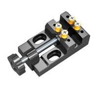 TAIZhiChen Mini étau de Perceuse à Colonne, étau D'établi, étau de Serrage Polyvalent et Robuste, Mini étau Plat pour La Fabrication de Sculptures DIY et, Mini étau
