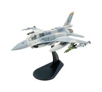 TAIZhiChen Modèle d'avion 1:72 F-16F avec Chasseur en Alliage de Base pour Bureau,