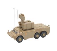 TAIZhiChen Modèle de Véhicule à L'échelle 1/72, Modèle de Voiture Blindée, Simulation D'assemblage DIY, Kit de Véhicule de pour Exposition de Coll, Jaune