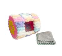 TAIZhiChen Nid d'hiver Chaud pour Perroquet, cabane décorative, nid pour perruches ondulées, Conures, Hamsters, cacatoès, perruches ondulées, Couleur Guimauve