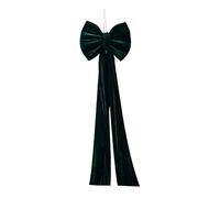 TAIZhiChen Nœud de Noël en Velours Artisanal, Fournitures géantes décoratives pour décoration de Noël, Ornement pour Festival, Mariage, fête de Vacances en, Vert
