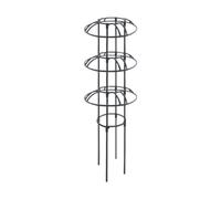 TAIZhiChen Obélisque de Jardin Treillis Support pour Plantes en Pot Cadre d'escalade de Jardinage pour Fleurs, Parapluie Multi-usages 90 Cm