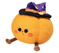 TAIZhiChen Oreiller d'halloween, Jouet, Accessoires, Poupée Douce, Mignonne et Créative, Ornements Amusants, Coussin Décoratif d'halloween, Cadeau pour E, Citrouille 38cmx38cm