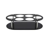 TAIZhiChen Organisateur de Bouteilles d'eau, Support de Rangement, Porte-gobelet en Acrylique, Organiseur de Tasses pour 20, 30, 40 Bouteilles, Armoire, Comp, Noir