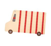 TAIZhiChen Organisateur Mural pour Voitures Miniatures, Range-Voitures avec 40 Emplacements, Pochette de Rangement en Feutre avec Bandes Élastiques, Décoration Chambre pour Enfant, Rouge