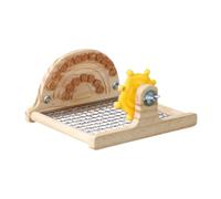 TAIZhiChen Perchoir en Bois pour perroquets et Oiseaux, Support avec Jouets à mâcher, Aire de Jeux pour perroquets, Support de Jeu pour Conures, merles Bleus,