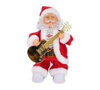 TAIZhiChen Père Noël Chantant électrique, Jouet de Noël, décoration de Noël, poupée Père Noël pour garçons et Filles, Style B