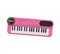 TAIZhiChen Piano à Clavier pour Enfants, Jouet D'apprentissage avec Notes, pour Favoriser La Coordination œil-main, Jouet Musical pour Les Enfants de 3 à 6 A, rouge