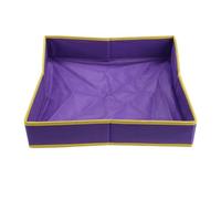 TAIZhiChen Plateau de Jeu Enfant Bac à Sable Plateau de Jeu Sensoriel Tapis de Jeu Portable Bac à Sable Réutilisable en Tissu Non Tissé Étanche Adapté aux, Violet 40cmx40cm