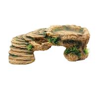 TAIZhiChen Plateforme Anguille, Rampe d'escalade, Rochers, Aménagement Paysager, Décoration, Résine, Quai, Terrasse de Repos, Pierre, Reptiles, Lézards, T, L