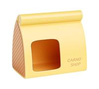 TAIZhiChen pour Hamster, Maison en céramique pour Hamster, Maison de pour Petit Animal, Grotte pour Chinchilla, 18 Cm X 11.4 Cm X