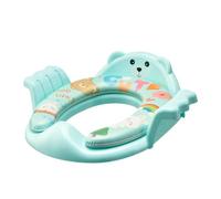 TAIZhiChen Réducteur de toilettes pour tout-petits avec dossier, siège stable pour l'apprentissage de la propreté, Bleu