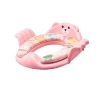 TAIZhiChen Réducteur de toilettes pour tout-petits avec dossier, siège stable pour l'apprentissage de la propreté, Rose