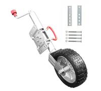 TAIZhiChen Roue Roue Auxiliaire avec Fixation en Caoutchouc Support Fixation Auxiliaire Manuel pour Parking, 10 Pouces, 10 Pouces avec Kit D Installation