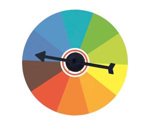 TAIZhiChen Roulette Murale avec Plateau Rotatif pour Les Prix. Roulettes Faciles à Utiliser et Réutilisables pour Les événements Promotionnels et Les Rassembleme, Style B