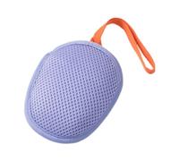 TAIZhiChen Sac à Savon En Filet, Sac à Savon, Aide à La Douche, Filet En Mousse avec Cordon de Serrage Pratique pour Une Mousse Efficace et Un Massage Doux pour, Violet
