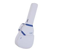 TAIZhiChen Sac de Guitare Basse boîtier de Guitare électrique à Double bandoulière réglable Sac à Dos de Guitare Sac à Dos, Blanc Bleu