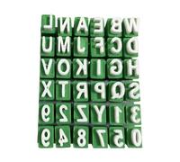 TAIZhiChen Tampons Lettres et Chiffres de L'alphabet, Majuscules et Minuscules, Fournitures de Fête D'anniversaire, Kit de Tamponnage pour Lettres et, Majuscule