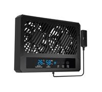 TAIZhiChen Ventilateur pour Terrarium, thermomètre-hygromètre numérique pour Cage d'élevage d'animaux, déshumidificateur pour et Serpent