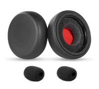 TaiZiChangQin Coussinets de rechange compatibles avec casque Bluetooth sans fil Yealink BH70 WH64 en cuir protéiné