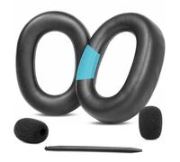 TaiZiChangQin Coussinets de Rechange compatibles avec Casque sans Fil Jabra Evolve2 85 UC / Evolve2 85 MS (ne Convient Pas aux écouteurs Elite 85H) en Cuir protéiné