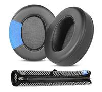 TaiZiChangQin Coussinets de rechange en cuir protéiné pour casque Shure SRH440 SRH 440 SRH440A SRH840 SRH940 Noir