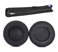 TaiZiChangQin Coussinets de rechange épais pour casque de jeu Corsair Virtuoso RGB Wireless SE XT en mousse à mémoire de forme (coussinets en tissu noir amélioré)