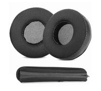 TaiZiChangQin Coussinets de rechange plus épais compatibles avec TaoTronics TT-BH046 TT BH046 Coussinets de rechange avec tissu en mousse à mémoire de forme plus doux Noir