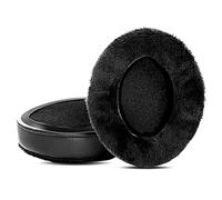 TaiZiChangQin Coussinets d'oreille de rechange compatibles avec les casques sans fil Sennheiser Momentum 3 avec suppression du bruit (coussinets en velours noir)