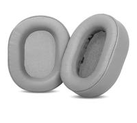 TaiZiChangQin HS55 Coussinets d'oreille de rechange pour casque de jeu Corsair HS55/HS65 sans fil, HS65/HS55 Surround avec mousse à mémoire de forme en cuir protéiné amélioré - Gris