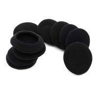 TaiZiChangQin KPH7 Lot de 10 paires de coussinets d'oreille de rechange compatibles avec casque portable Koss KPH7 Noir 55 mm